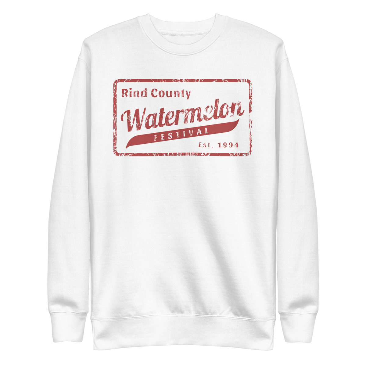 Rind County Watermelon Festival Crewneck Sweatshirt Whiskey Riff Shop