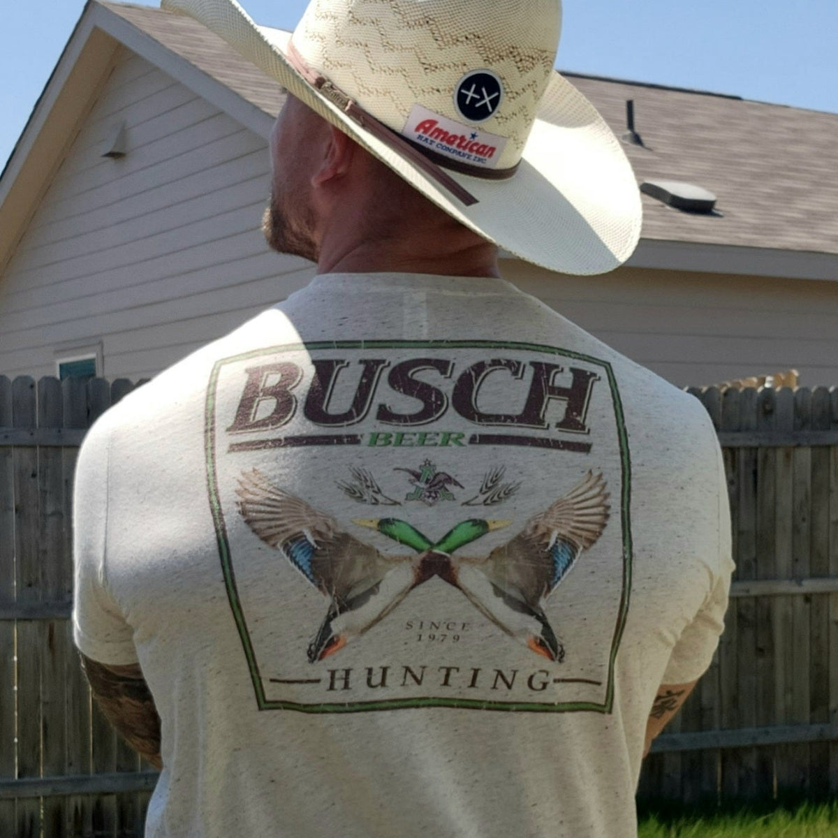 Busch Light Hunting Camo Duck T-Shirt