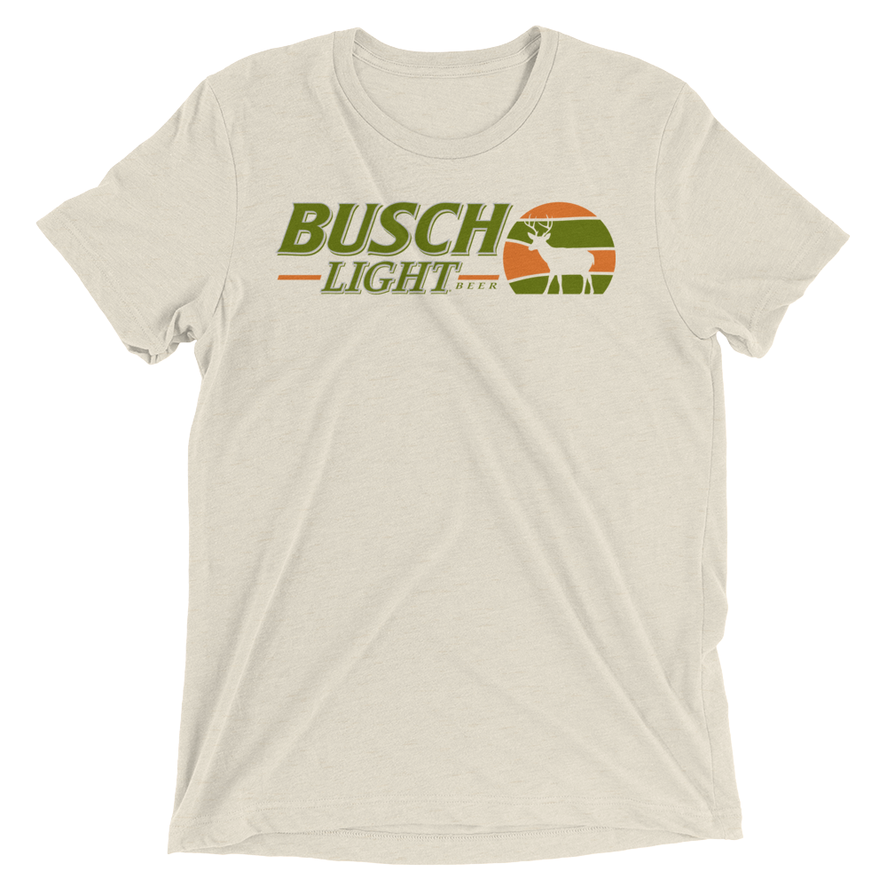 Busch Light Hunting Season T-Shirt - Olive Drab & Orange / XS