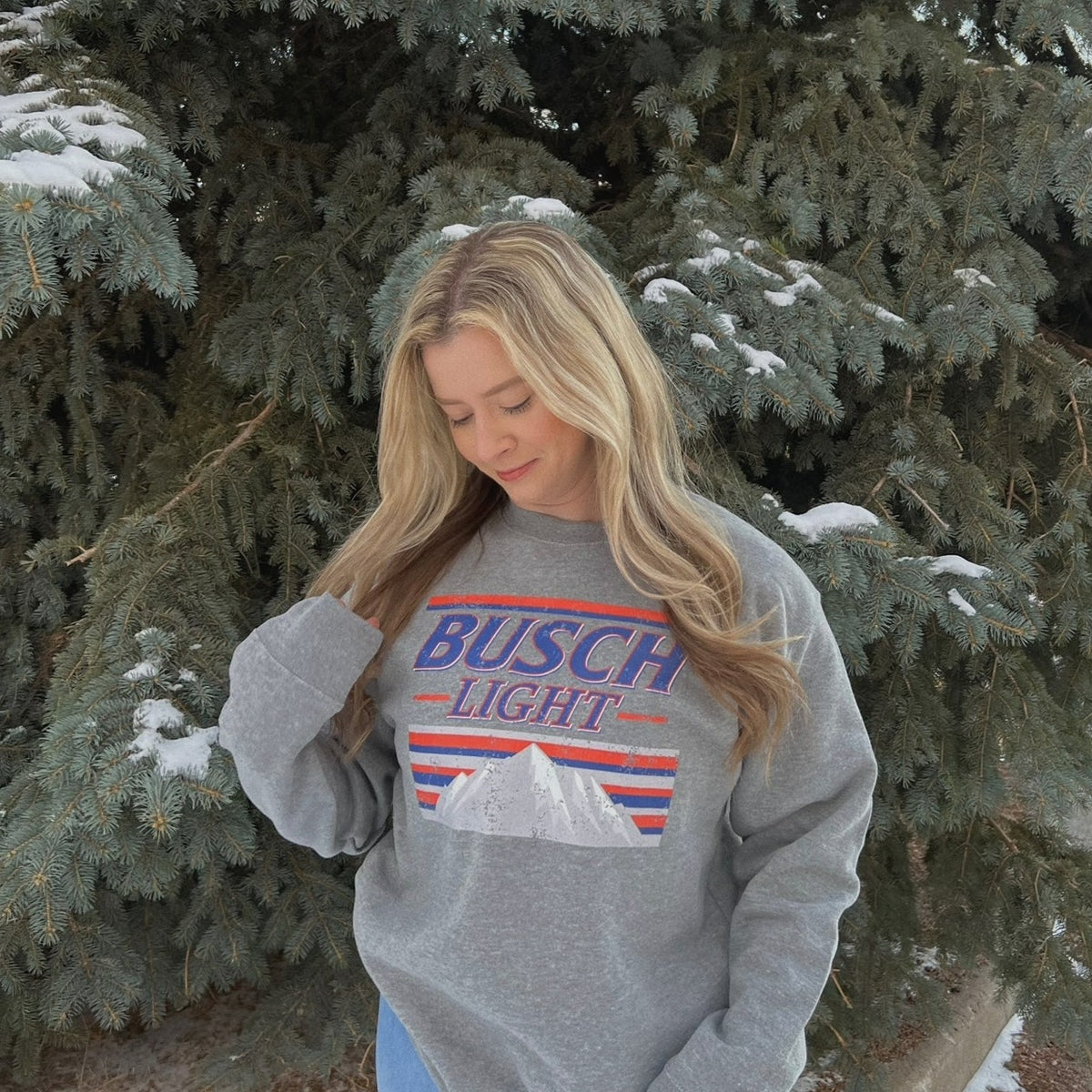 Busch discount light crewneck