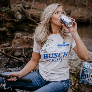 Busch Light Retro Fishing T-Shirt