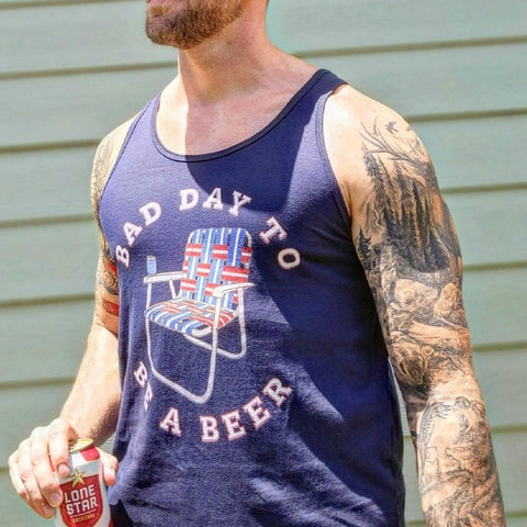 Bad Day To Be A Beer USA Tank Top