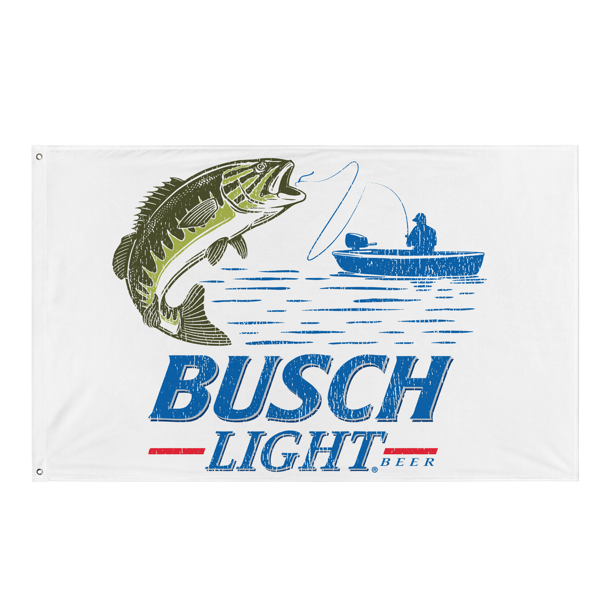 Busch Light Retro Fishing Flag – Whiskey Riff Shop