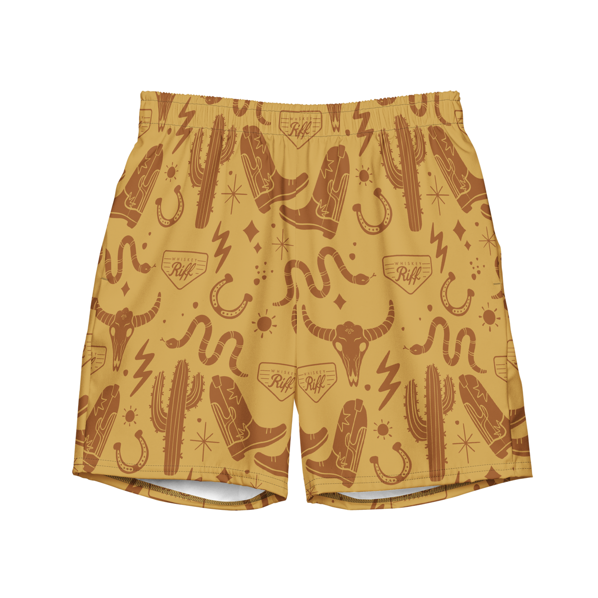 Western Riffer Swim Trunks Whiskey Riff Shop
