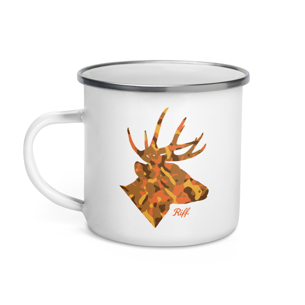 Camo Deer Camping Mug – Whiskey Riff Shop