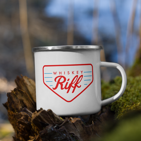 Whiskey Riff Retro Camping Mug