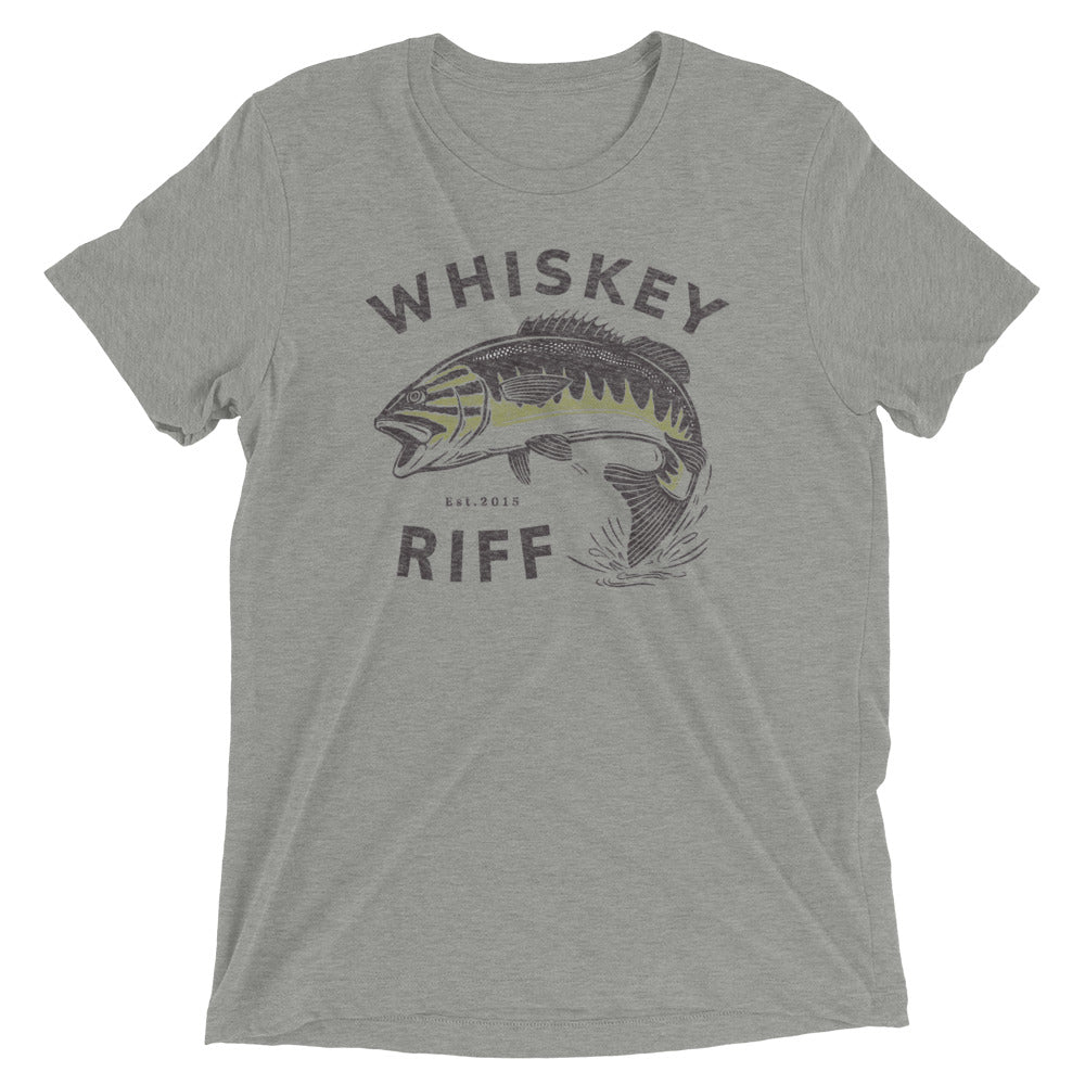Whiskey Riff Fishing T-Shirt - Medium / Cream