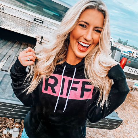 Pink RIFF Hoodie Benefiting The Breast Cancer Research Foundation