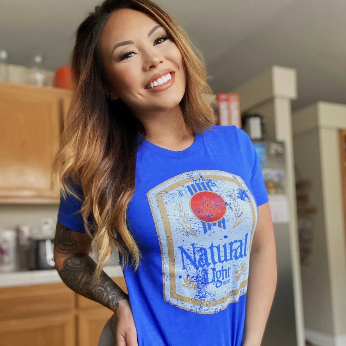 Whiskey Riff 70's Sunset T-Shirt - Medium