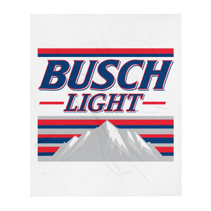Busch Light USA Mountains Throw Blanket