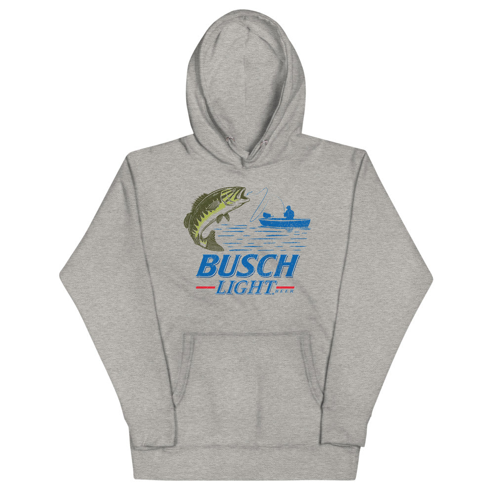 Busch Light Retro Fishing Hoodie - Large