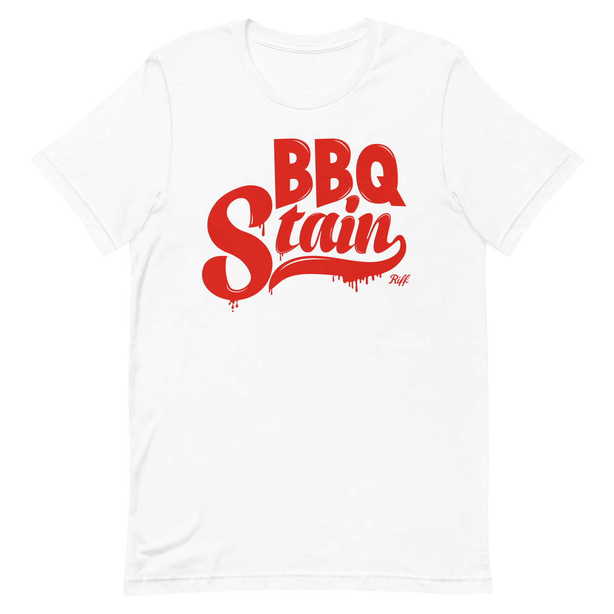 BBQ Stain On A White T-Shirt – Whiskey Riff Shop