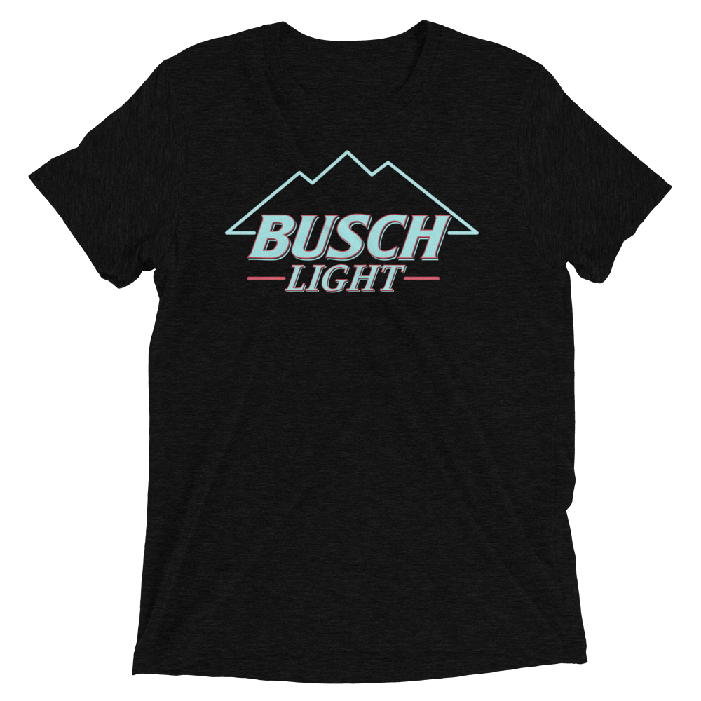 Busch Light Retro Neon Sign T-Shirt - 3XL