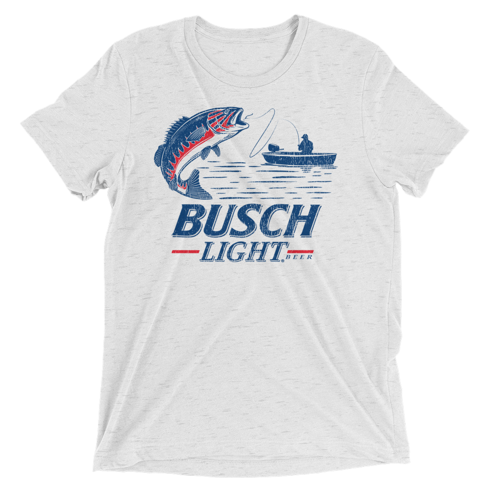 Busch Light Retro USA Fishing T-Shirt - Small