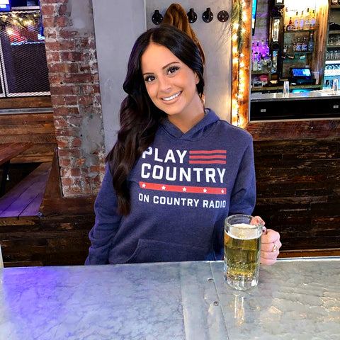Play Country on Country Radio Hoodie