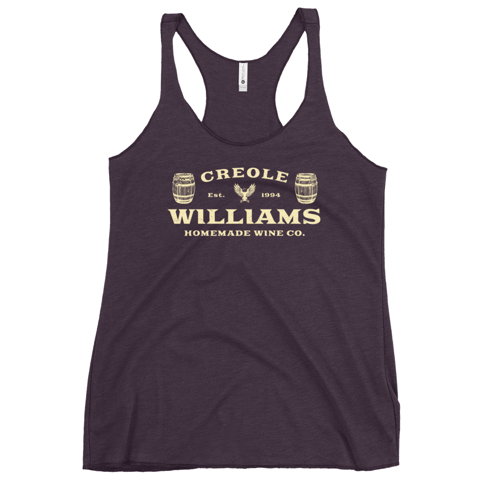 Creole Williams Homemade Wine Co. Women's Tank Top - Purple / S
