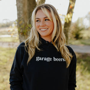 Garage Beers Retro Serif Hoodie