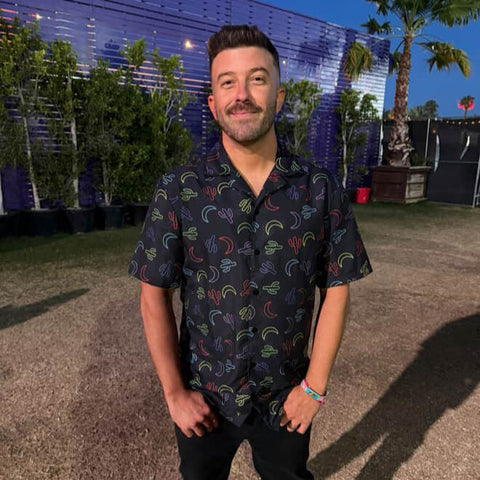 Neon Nights Button Down Shirt