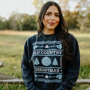 Sad Country Music Ugly Christmas Sweater