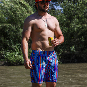 Ugly '90s Country Honky Tonk Swim Trunks