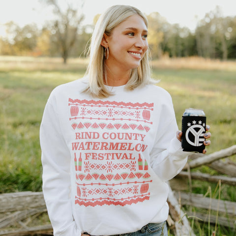 Rind County Watermelon Festival Ugly Christmas Sweater