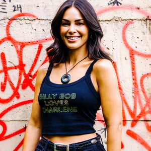 Billy Bob Loves Charlene Women's Micro-Rib Tank Top
