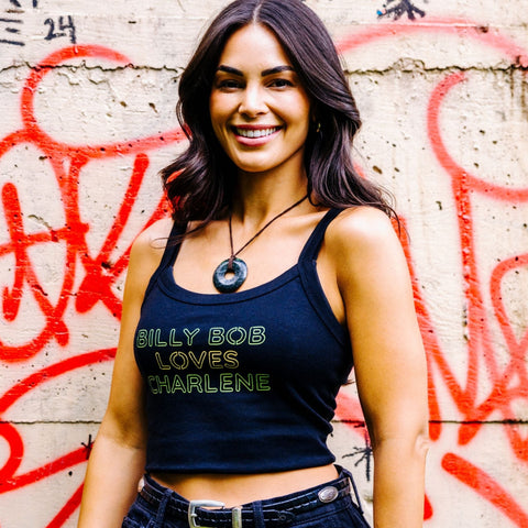 Billy Bob Loves Charlene Women's Micro-Rib Tank Top
