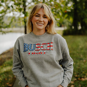 Busch Light Stars & Stripes Crewneck Sweatshirt