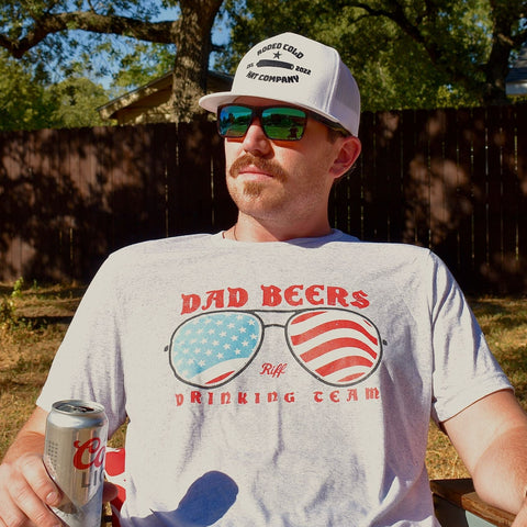 Dad Beers Drinking Team T-Shirt