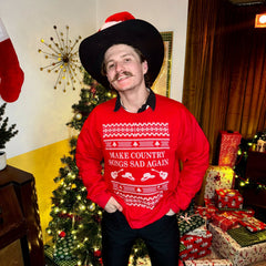 Make Country Songs Sad Again Ugly Christmas Sweater