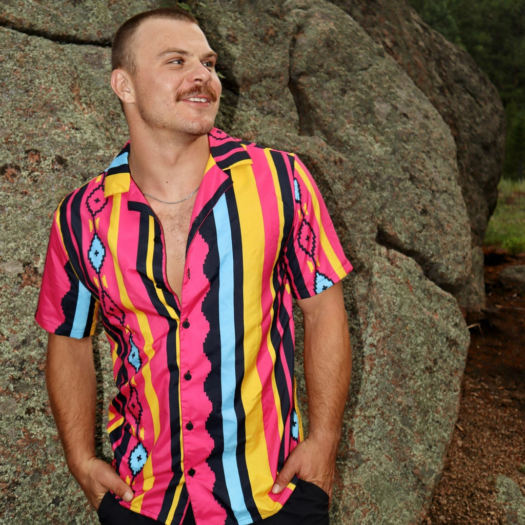 Ugly '90s Country Southwest Button Down Shirt 2XL / Midnight Ugly '90s Country Southwest Button Down Shirt 2XL / Midnight