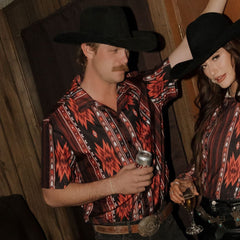 Ugly '90s Country Boot Stomper Button Down Shirt