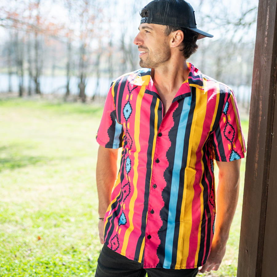 Ugly 90s Country Southwest Button Down Shirt