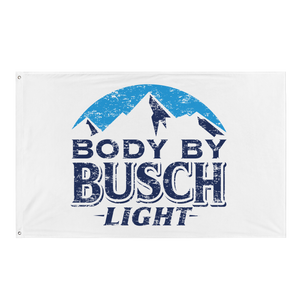 Body By Busch Light Flag