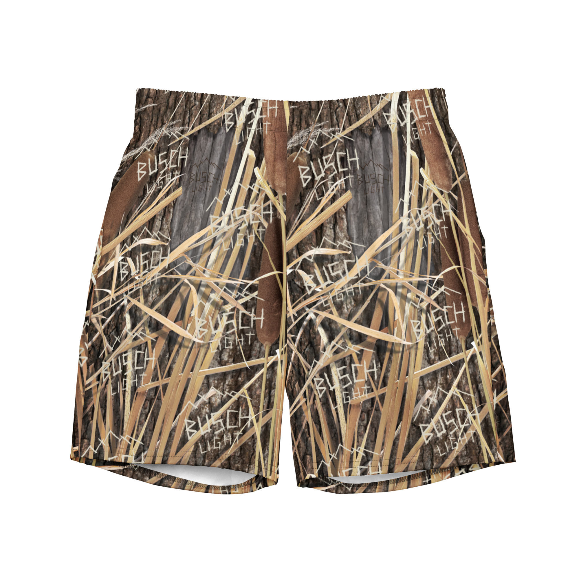 Busch Light Hunting Camo Swim Trunks Whiskey Riff Shop