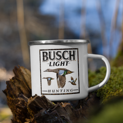 Busch Light Hunting Camo Duck Camping Mug