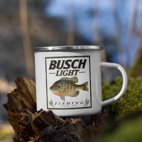 Busch Light Fishing Bluegill Camping Mug