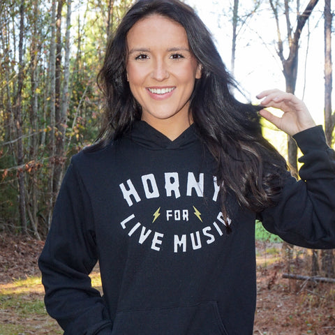 Horny For Live Music Hoodie