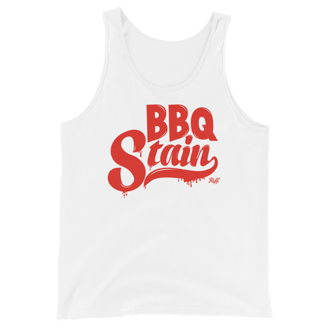 BBQ Stain On A White Tank Top