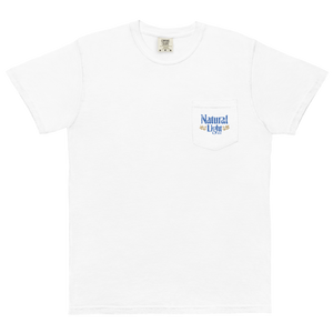 Natural Light Bass Fishing Pocket T-Shirt