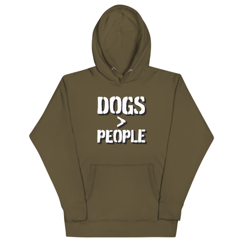 DOGS > PEOPLE Hoodie Benefiting Got Your Six Support Dogs