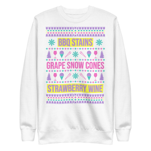 Ultimate '90s Country Menu Ugly Christmas Sweater