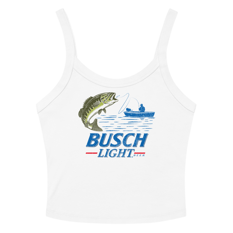 Busch Light Retro Fishing Women's Micro-Rib Tank Top
