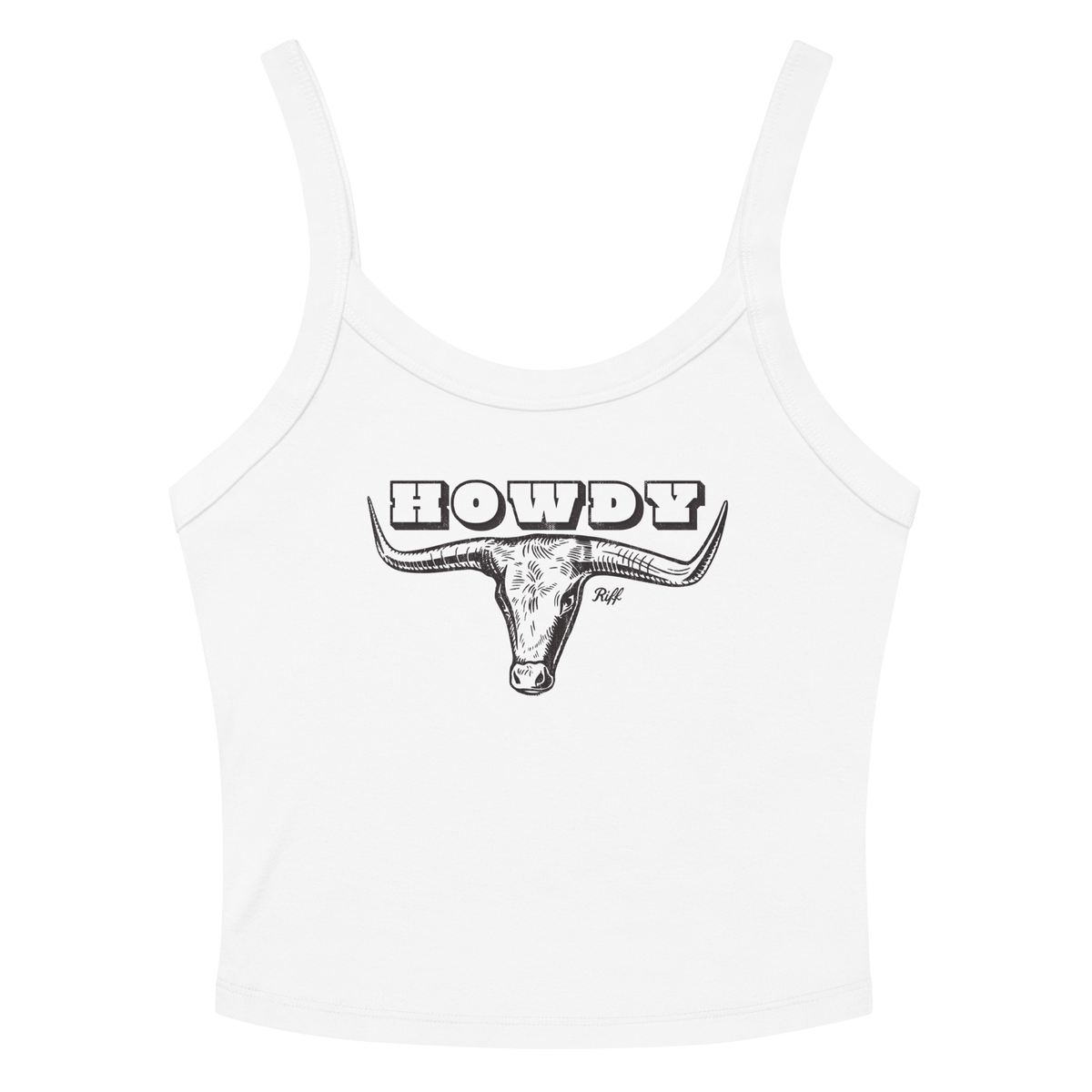 Howdy Bull Women's Micro-Rib Tank Top – Whiskey Riff Shop