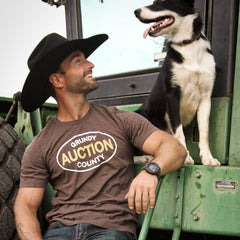 Grundy County Auction Gold T-Shirt
