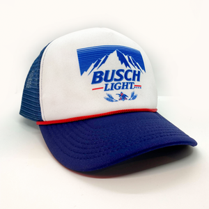 Busch Light Retro Rope Trucker Hat