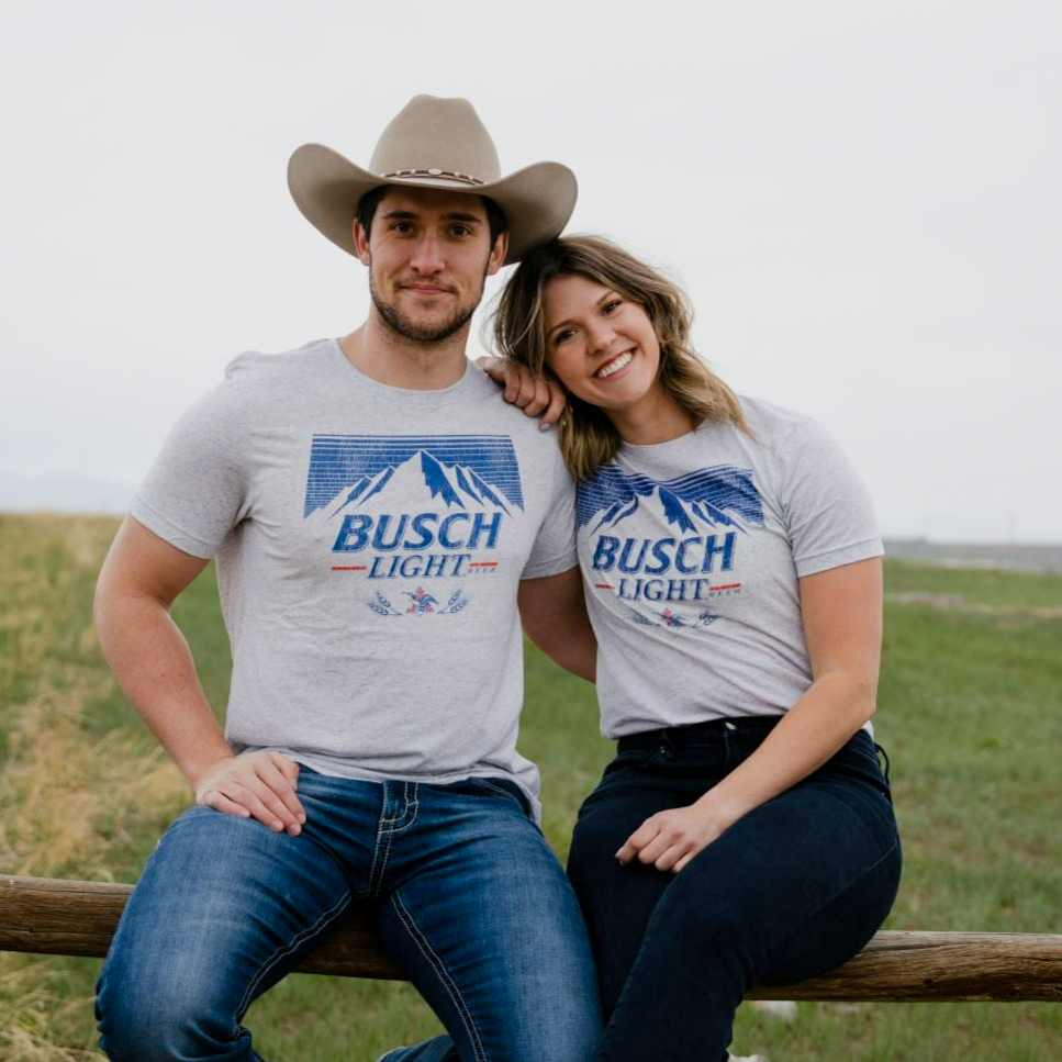 Whiskey Riff - Country mernin' Busch Light Trout T-Shirt:  shop.whiskeyriff.com