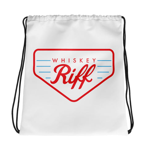 Whiskey Riff Retro Drawstring Bag