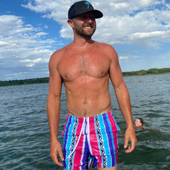 Ugly '90s Country Ranch Swim Trunks