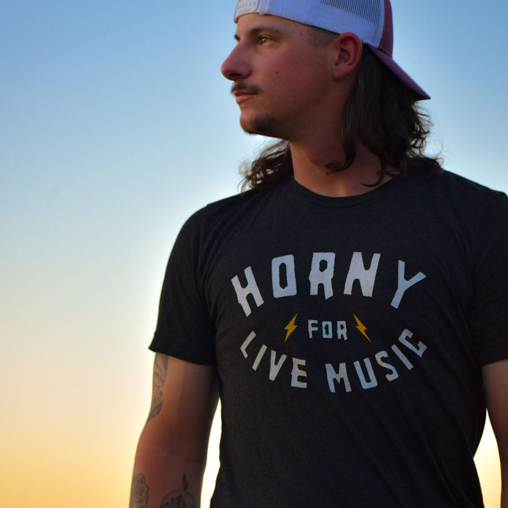 Horny Live Music T-Shirt – Whiskey Riff Shop
